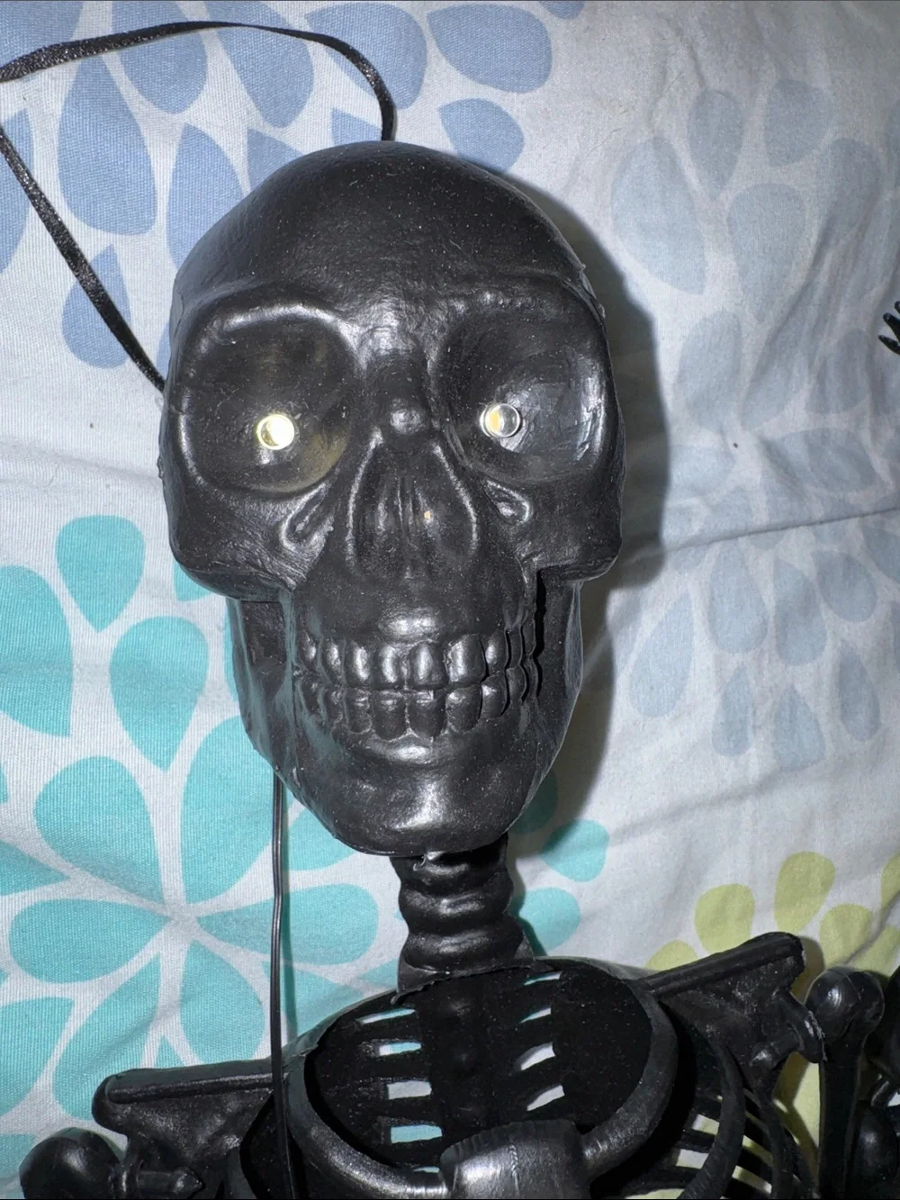 Black Plastic Skeleton Wall Décor